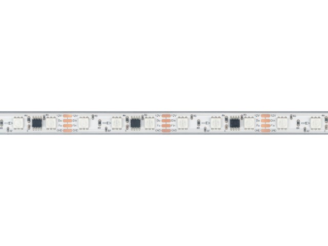Лента герметичная SPI-PS-B60-12mm 12V RGB-PX3-BPT (12 W/m, IP67, 5060, 5m) (Arlight, бегущий огонь) фото:1