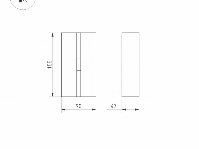Светильник LGD-STRIPE-3W Warm3000 (GR, 20 deg, 230V) (Arlight, IP65 Металл, 3 года) фото:4