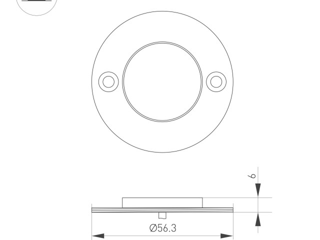 Светильник ART-DECK-LAMP-R56-3W Day4000 (SL, 120 deg, 24V) (Arlight, IP67 Металл, 3 года) фото:1