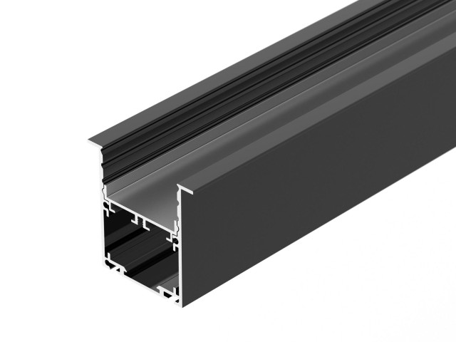 Профиль SL-LINIA52-3L-F-2000 ANOD BLACK (Arlight, Алюминий) фото:4