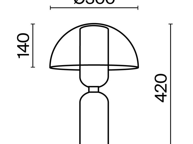 Настольный светильник Maytoni MOD177TL-01B фото:1