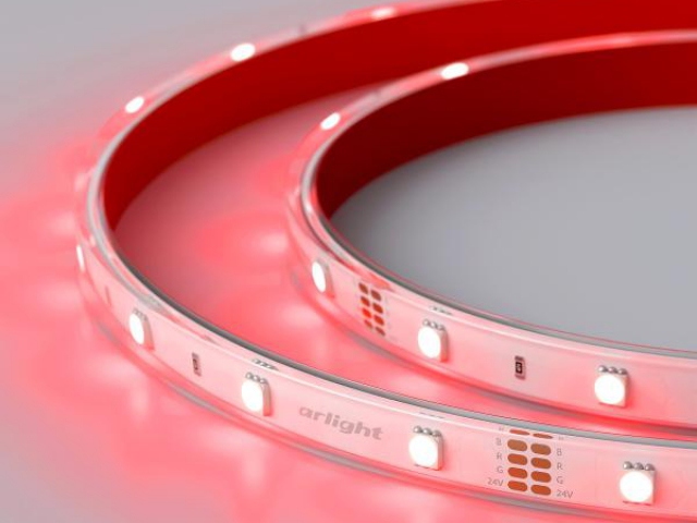 Лента герметичная RTW-PS-B30-13mm 24V RGB (7.2 W/m, IP67, 5060, 5m) (Arlight, 7.2 Вт/м, IP67) фото:5