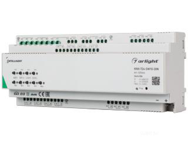 INTELLIGENT ARLIGHT Релейный модуль KNX-724-SW10-DIN (BUS, 24х10A) (Arlight, -) фото:7