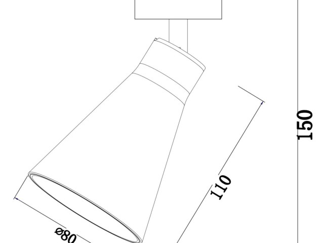 Потолочный светильник Technical C061CL-01MG фото:3