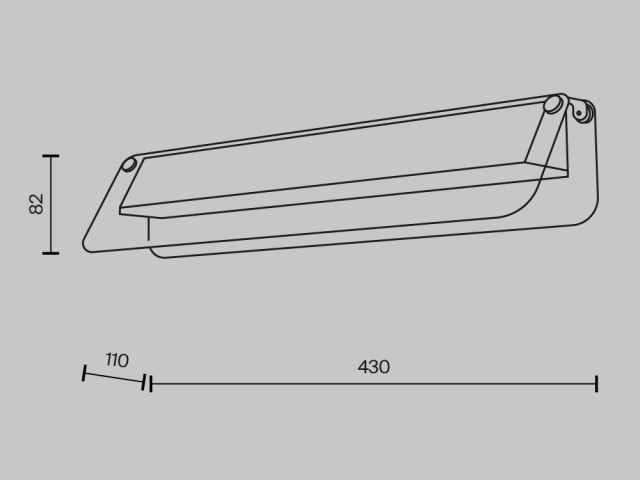 Настенный светильник (бра) Maytoni MOD296WL-L10BC3K фото:7