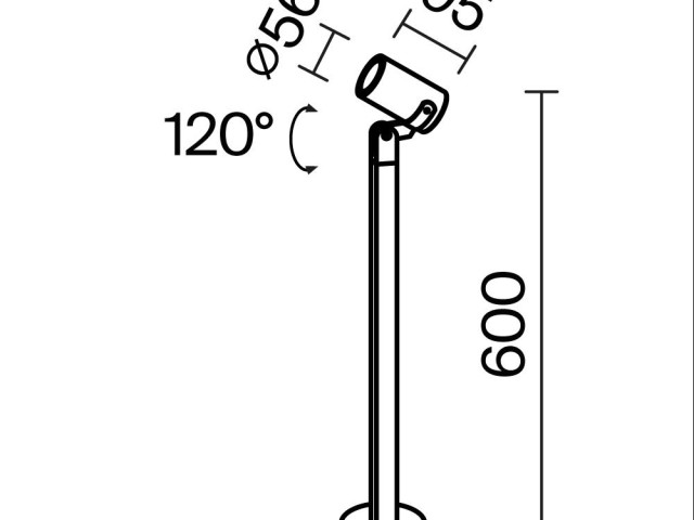 Ландшафтный светильник Outdoor O025FL-01B1 фото:13
