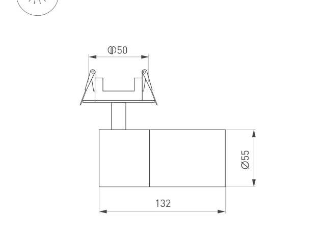 Светильник LGD-ARTEMIS-BUILT-FLAP-R55-12W Warm3000 (BK, 8-80 deg, 230V) (Arlight, IP20 Металл, 5 лет) фото:11