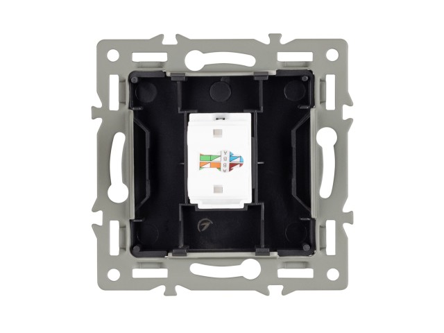 Механизм компьютерной розетки SCT-MPC1-PL-GR (RJ-45, CAT6) (Arlight, -) фото:4