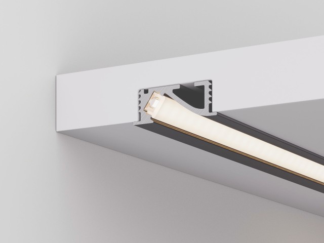 Профиль SL-BEVEL-W21-F-2000 ANOD BLACK (Arlight, Алюминий) фото:1