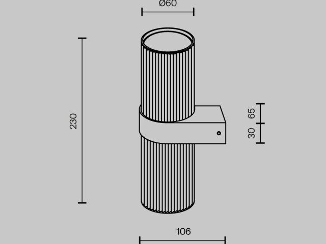 Настенный светильник (бра) Maytoni MOD326WL-02MG фото:28