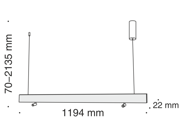 Подвесной светильник Technical P068PL-L27W4K фото:4