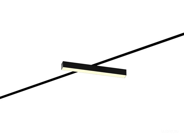 Трековый светильник 6063 5050 TR2 (RAL9005/500mm/LT70 — 3K/19W) фото:1