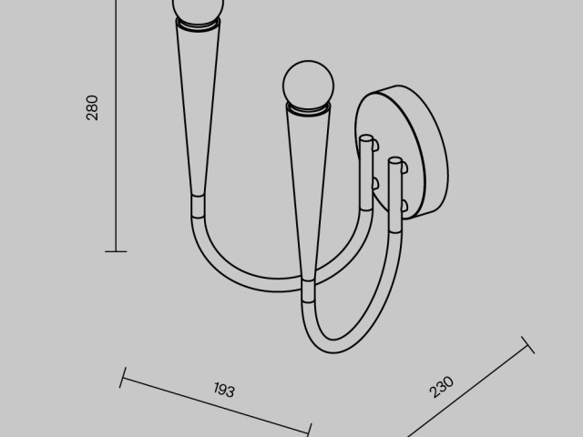 Настенный светильник (бра) Freya FR5253WL-02BS фото:9