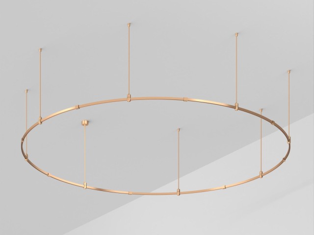 Основание ART-APRIORI-ROUND-ROD-800-R3000 (GD) (Arlight, IP20 Металл, 3 года) фото:1