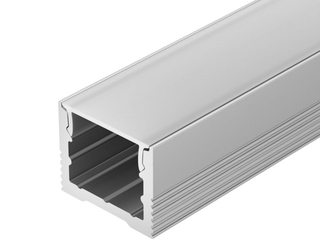 Профиль с экраном SL-SLIM-H13M-2500 ANOD+OPAL (Arlight, Алюминий) фото:4