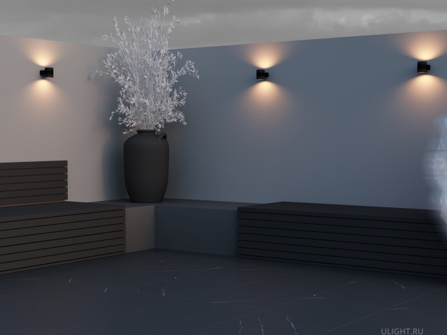 Уличный настенный светильник Outdoor O490WL-L6B3K фото:4