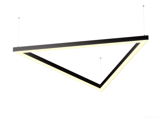 Светильник HOKASU Delta 35/40 (RAL9005/3x819/LT70 — 3K/55W) фото:1