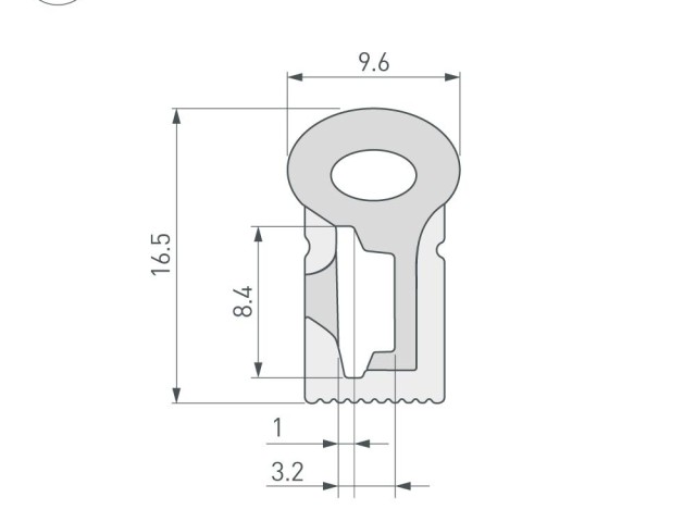 Силиконовый профиль WPH-FLEX-0817-SIDE-S8-10m WHITE (Arlight, Силикон) фото:2
