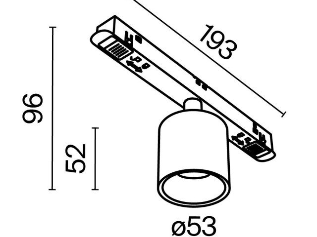 Трековый светильник Technical TR132-2-7W3K-W фото:8
