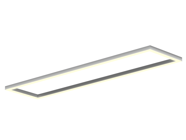Светильник HOKASU Frame S50 (RAL9003/2498x617mm/LT70 — 3K/130W) фото:1