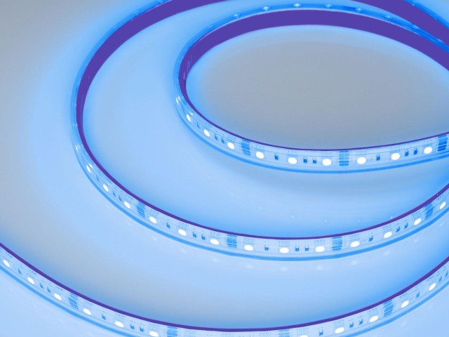 Лента герметичная RTW-PS-B60-12mm 12V RGB (14.4 W/m, IP67, 5060, 5m) (Arlight, 14.4 Вт/м, IP67) фото:4