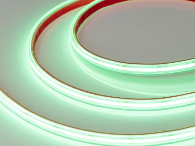 Лента COB-5000PS-CSP-544-24V Green (10mm, 11.5W, IP67) (Arlight, -) фото:8
