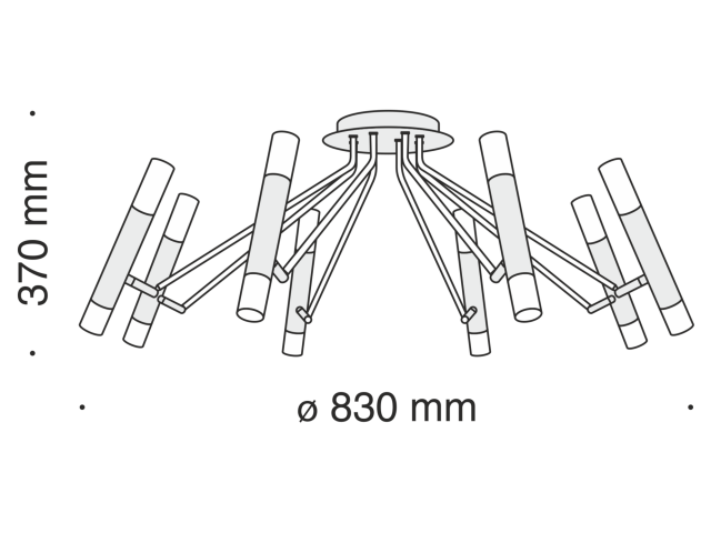 Потолочный светильник Maytoni MOD620CL-16B фото:7