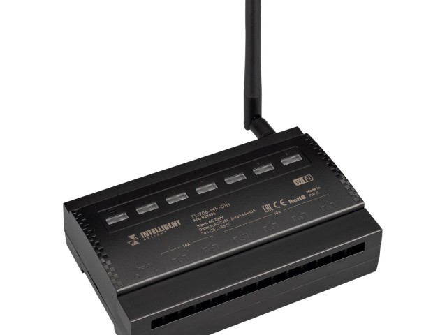 INTELLIGENT ARLIGHT Релейный модуль TY-706-WF-DIN (230V, 2х16A + 4х10А) (IARL, IP20 Пластик, 3 года) фото:6