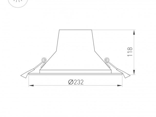 Светильник LTD-LEGEND-R230-35W Day4000 (WH, 50 deg) (Arlight, IP20 Металл, 3 года) фото:12