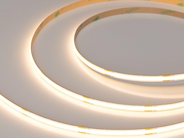 Лента COB-X480-6mm 24V Warm2700 (6 W/m, IP20, CSP, 5m) (Arlight, -) фото:6
