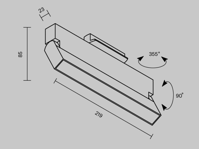 Трековый светильник Technical TR223-1-12WCCT-W-B фото:1