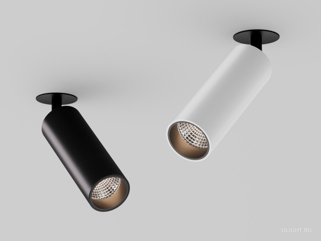 Встраиваемый светильник HOKASU Tube IN (85-130/ral9003 – 20w/4090/24deg) фото:3