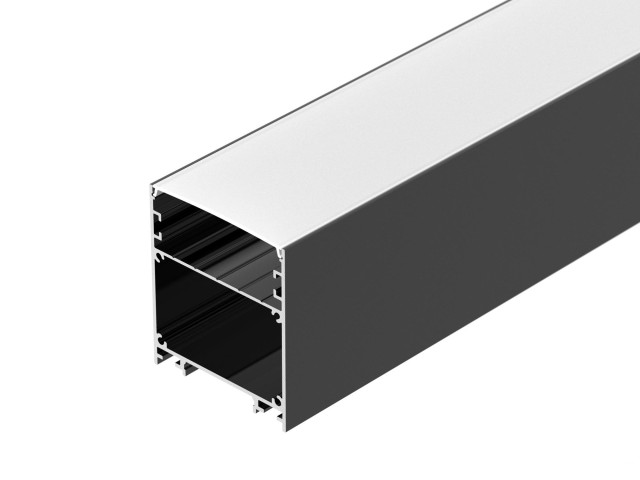 Профиль LINE-6070-3000 ANOD BLACK (Arlight, Алюминий) фото:3