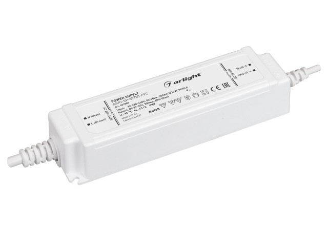 Блок питания ARPJ-SP-57700-PFC (40W, 29-57V, 0.7A) (Arlight, IP67 Пластик, 5 лет) фото:2