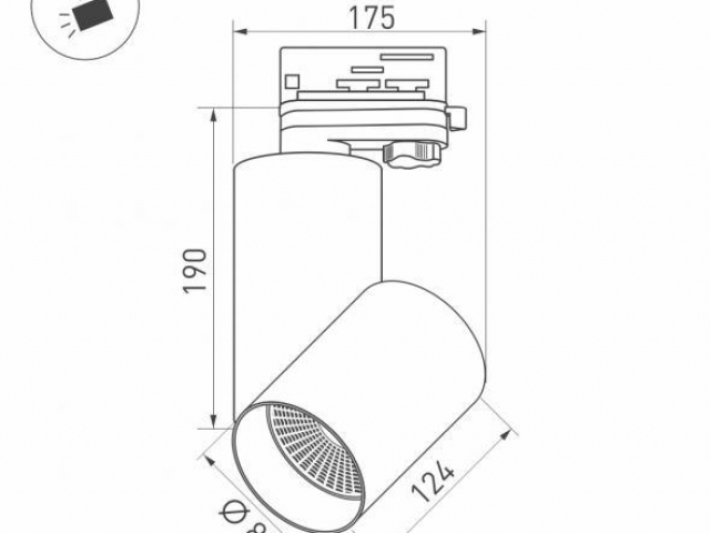 Светильник SP-POLO TRACK TURN Фото:5