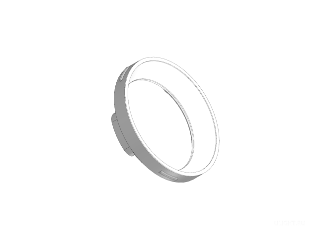 TUBE D85-HS-130 Кольцо Plastic (3D Print) Белый фото:2