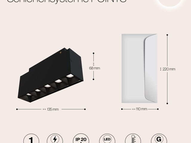 Трековый светильник Technical TR014-2-10W3K-B фото:1