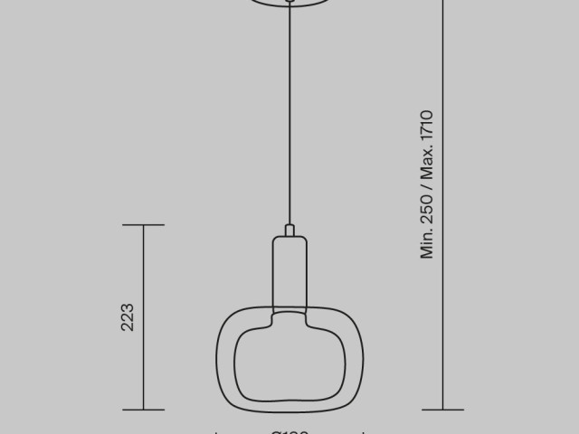 Подвесной светильник Maytoni MOD411PL-01G фото:8