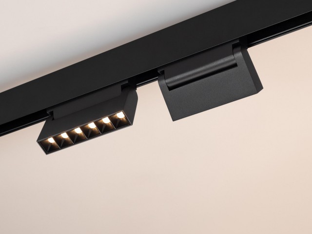 Светильник MAG-ORIENT-LASER-FOLD-S195-6W Warm3000 (BK, 30 deg, 48V, DALI) (Arlight, IP20 Металл, 5 лет) фото:1