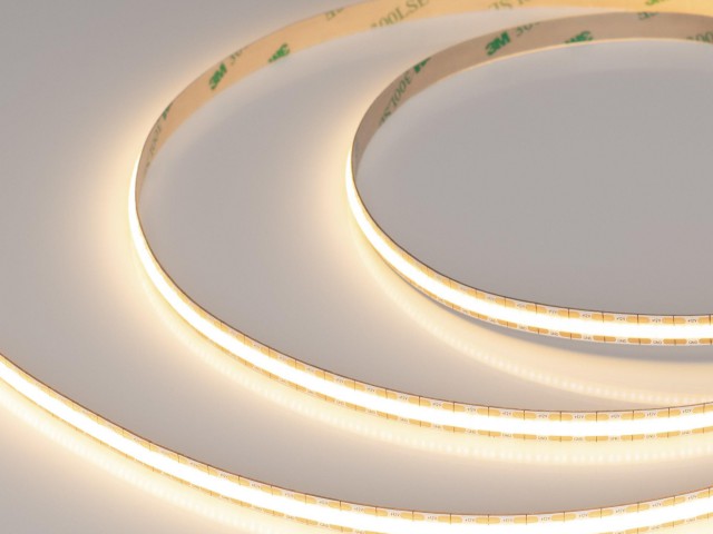 Лента COB-X528-8mm 12V Warm3000 (11 W/m, IP20, CSP, 5m) (Arlight, -) фото:2