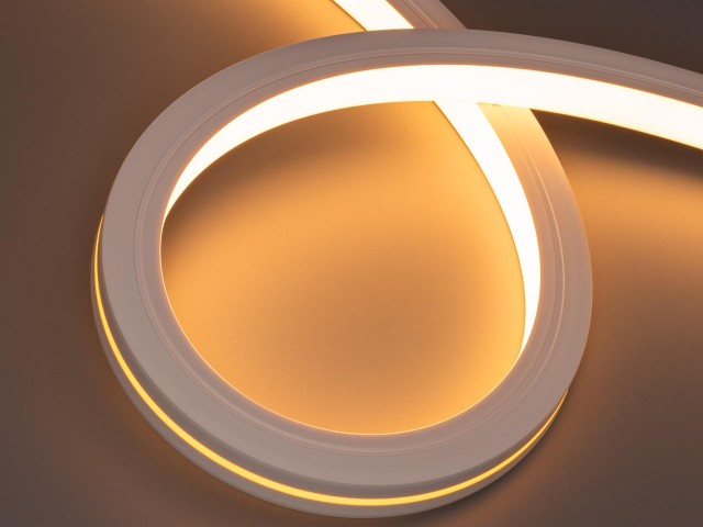 Лента герметичная MOONLIGHT-TOP-X280-20x20mm 24V Warm2300 (10 W/m, IP67, 15m, wire x1) (Arlight, Вывод боковой, 5 лет) фото:1
