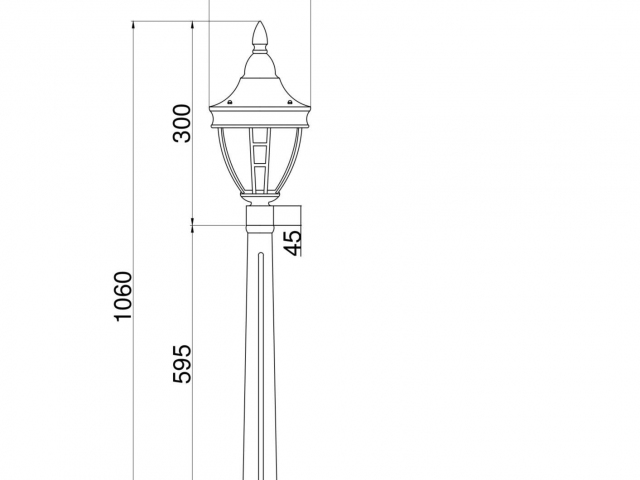 Ландшафтный светильник Outdoor O026FL-01B фото:1