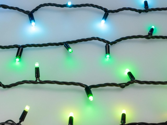 Светодиодная гирлянда ARD-STRING-PRO-10000-BLACK-100LED-LIVE RGB-DMX (24V, 10W) (Ardecoled, IP65) фото:5