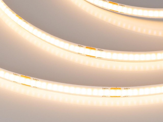 Лента COB-X320-8mm 24V Warm2700(8 W/m, IP20, CSP, 5m) (Arlight, -) фото:2