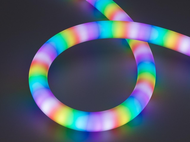 Лента герметичная SPI MOONLIGHT-BLACK-SIDE-G180-D25mm 12V RGB-PX2 (21.6 W/m, IP65, 5m, wire x1) (Arlight, Вывод боковой, 3 года) фото:5
