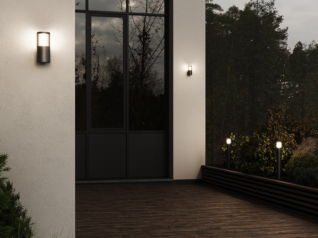 Уличный настенный светильник Outdoor O492WL-01GF фото:9