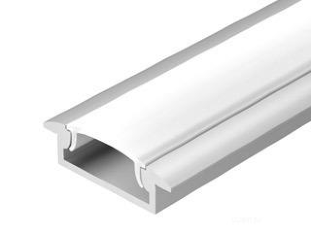 Профиль с экраном ALU-WIDE-F-H8-2000 ANOD+FROST (Arlight, Алюминий) фото:8