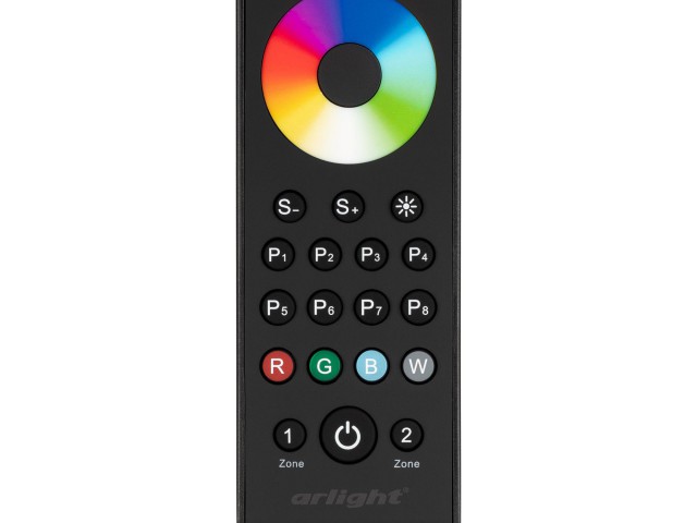 Пульт SMART-R43-RGBW Black (2 зоны, 2.4G) (Arlight, IP20 Пластик, 5 лет) фото:6