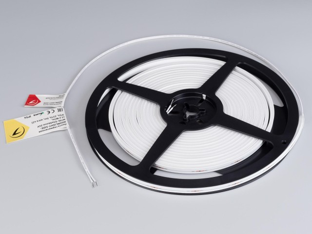 Лента герметичная MOONLIGHT-SIDE-M196-03x06mm 24V Warm3000 (7.2 W/m, IP54, 2216, 5m, wire x2) (Arlight, Вывод прямой, 3 года) фото:3