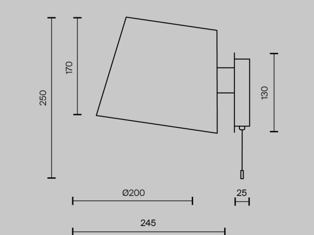 Настенный светильник (бра) Maytoni MOD613WL-01W фото:1